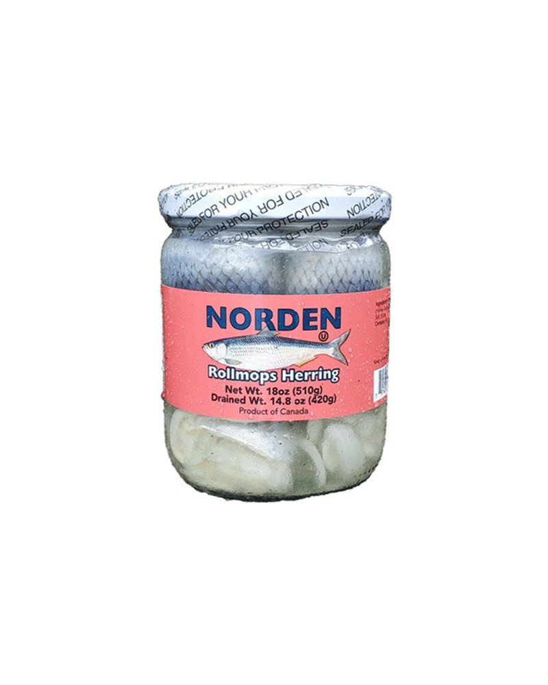 Norden - Herring Fillet in Oil Rollmops w/ Onion 510gr