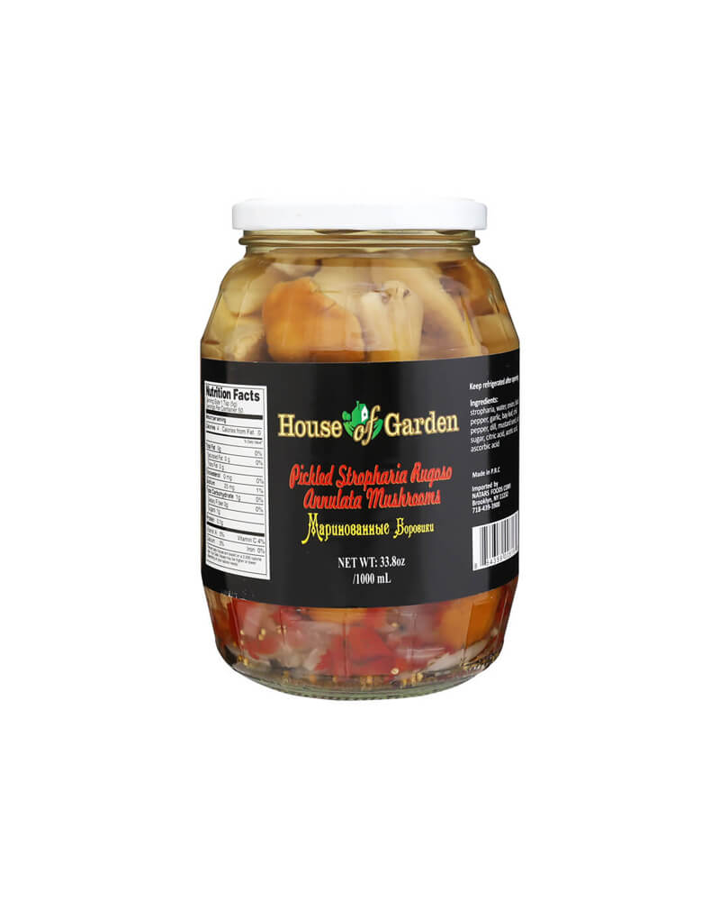 House Of Garden - Mushroom Pickled Boroviki (Stropharia) 1lt