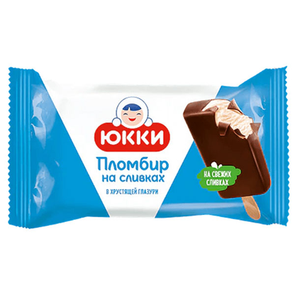 Ice Cream on Stick –  Chocolate Glaze Plombir Soufflé – 3.88 oz (110gr)