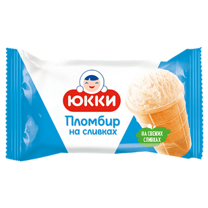 Ice Cream wafer cup Plombir VANILLA – 4.59 oz (130gr)
