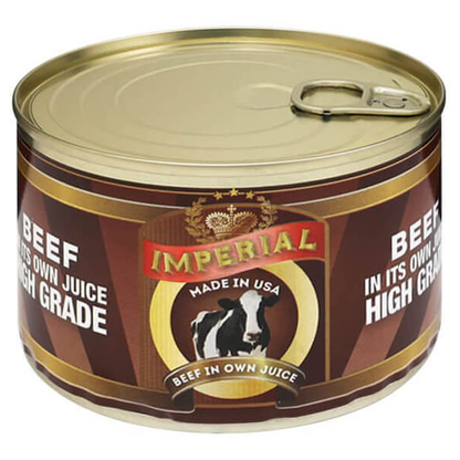 Canned Meat Tushonka Beef – 14.11 oz (400gr)