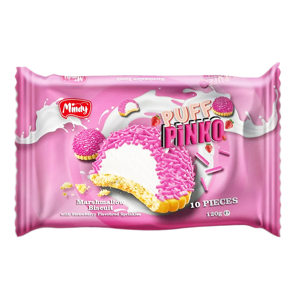 Biscuit Puff Pinko with Marshmallow – Pack – 4.23 oz (120 gr)