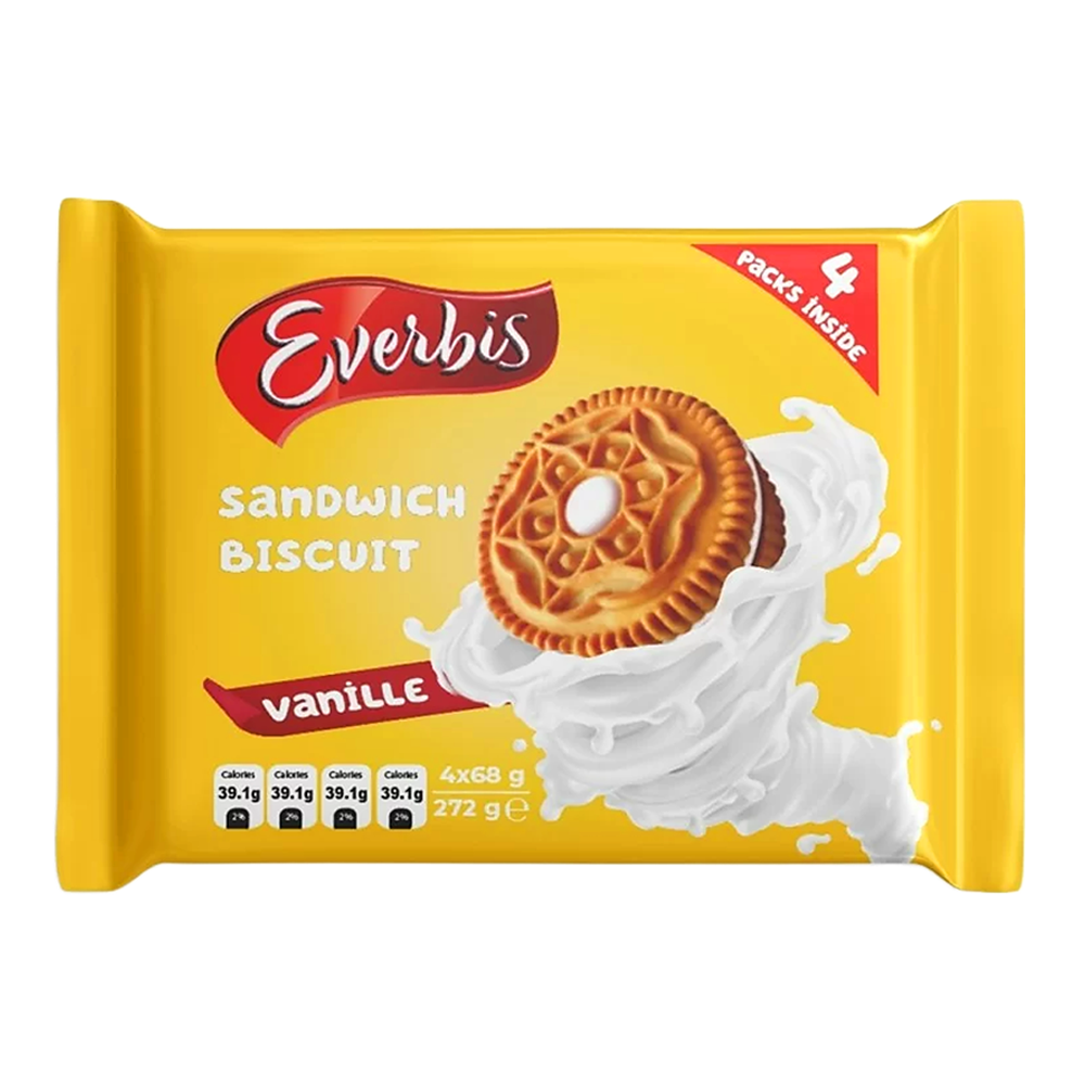 Cookies Sandwich with Vanilla – Pack – 9.59 oz (272 gr)