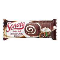 Biscuit Swiss Roll with Chocolate – Pack – 5.29 oz (150 gr)
