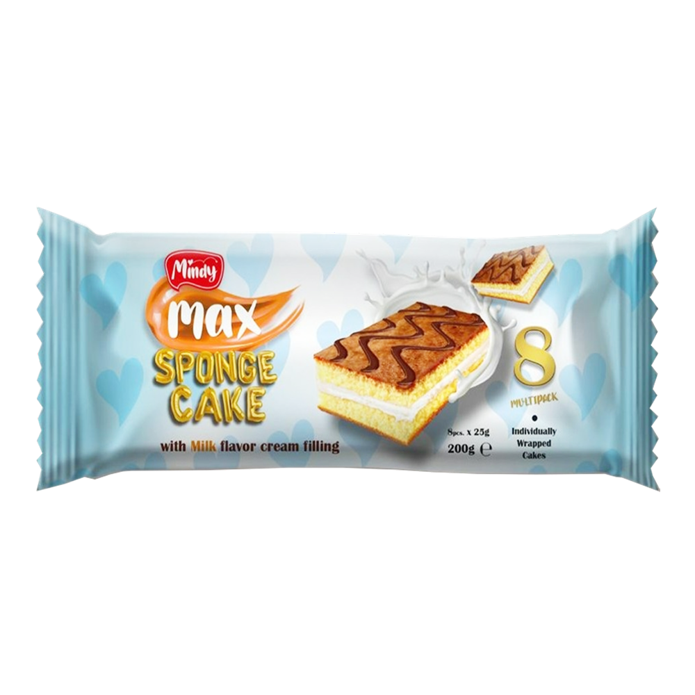 Biscuit Sponge Cake with Milk, and Cream – Pack – 7.05 oz (200 gr)
