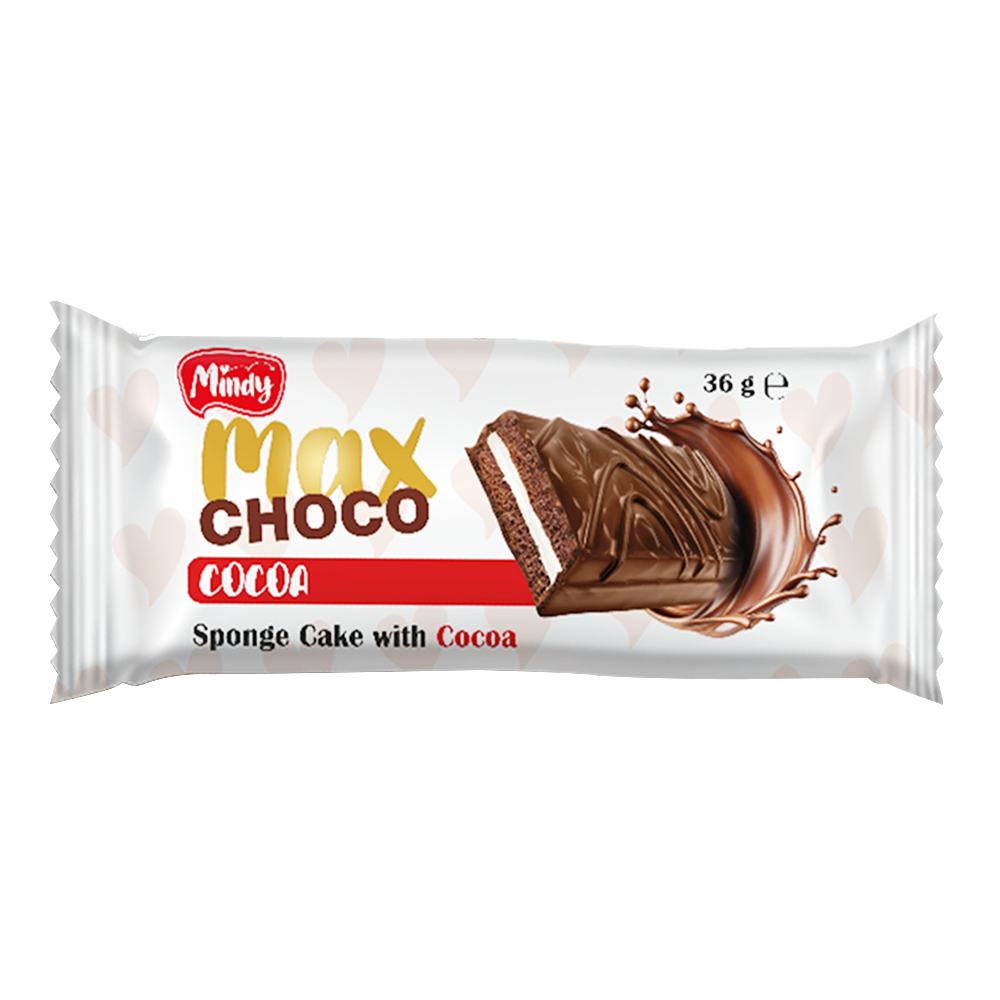 Biscuit Sponge Cake Max Choco with Cocoa – Pack – 1.27 oz (36 gr)