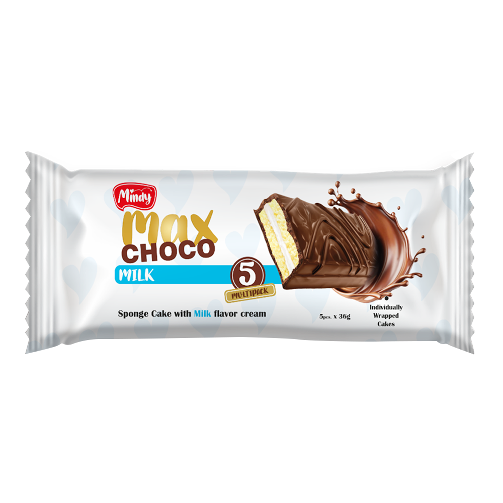 Biscuit Sponge Cake Max Choco with Milk – Pack – 6.35 oz (180 gr)