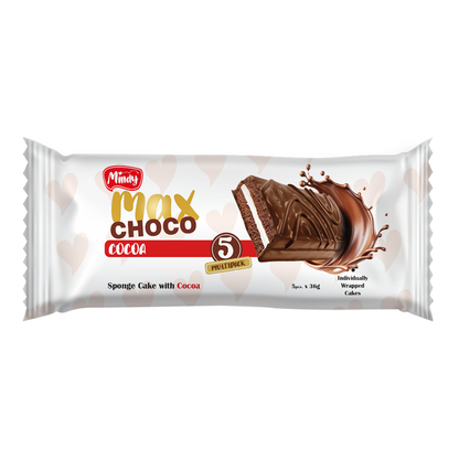 Biscuit Sponge Cake Max Choco with Cocoa – Pack – 6.35 oz (180 gr)