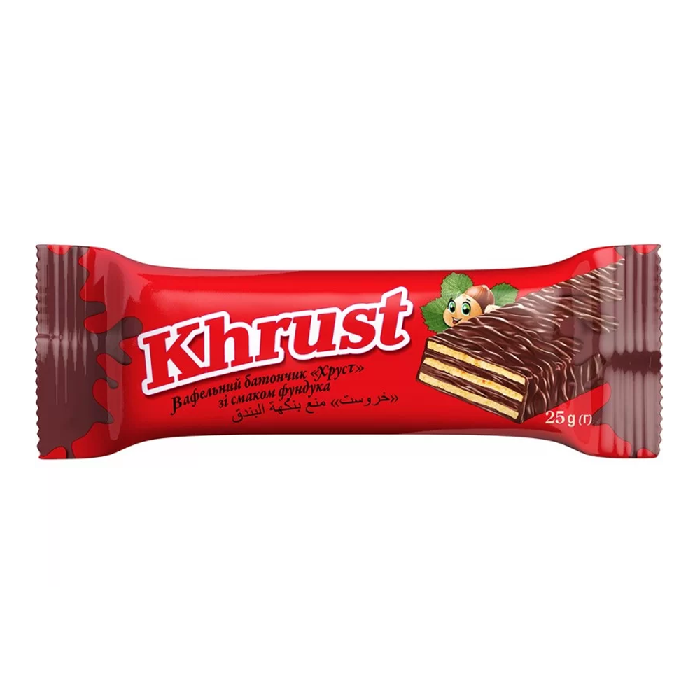 Wafers Bar Khrust with Hazelnut – Pack – 0.88 oz (25 gr)