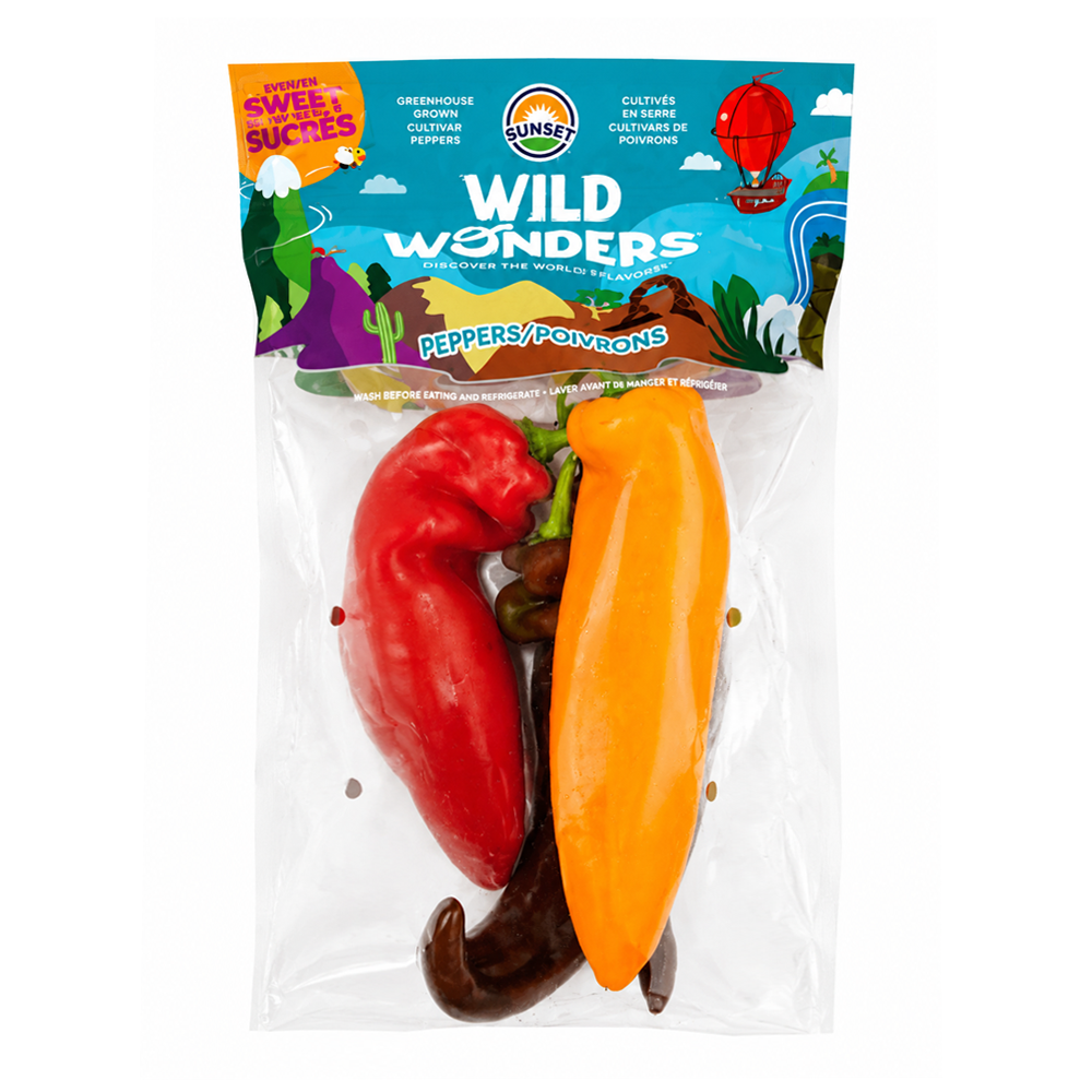 Sweet Long Peppers – Wild Wood – 12 oz (340g)