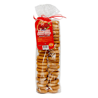 Sushka Kosher Rope Malutka with Poppy Seeds – 7.05 oz (200gr)