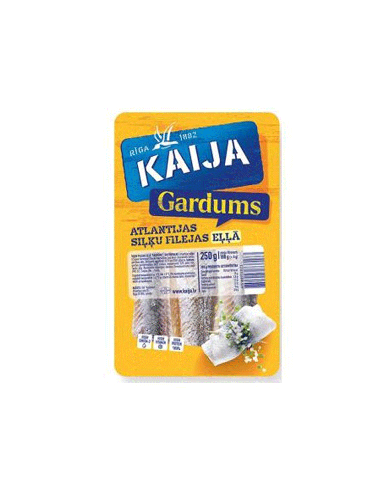 Kaija - Herring Fillet Gardums (Tray) 250gr