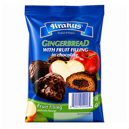 Gingerbread Choco Glaze Stars with Fruit – 7.05 oz (200gr)