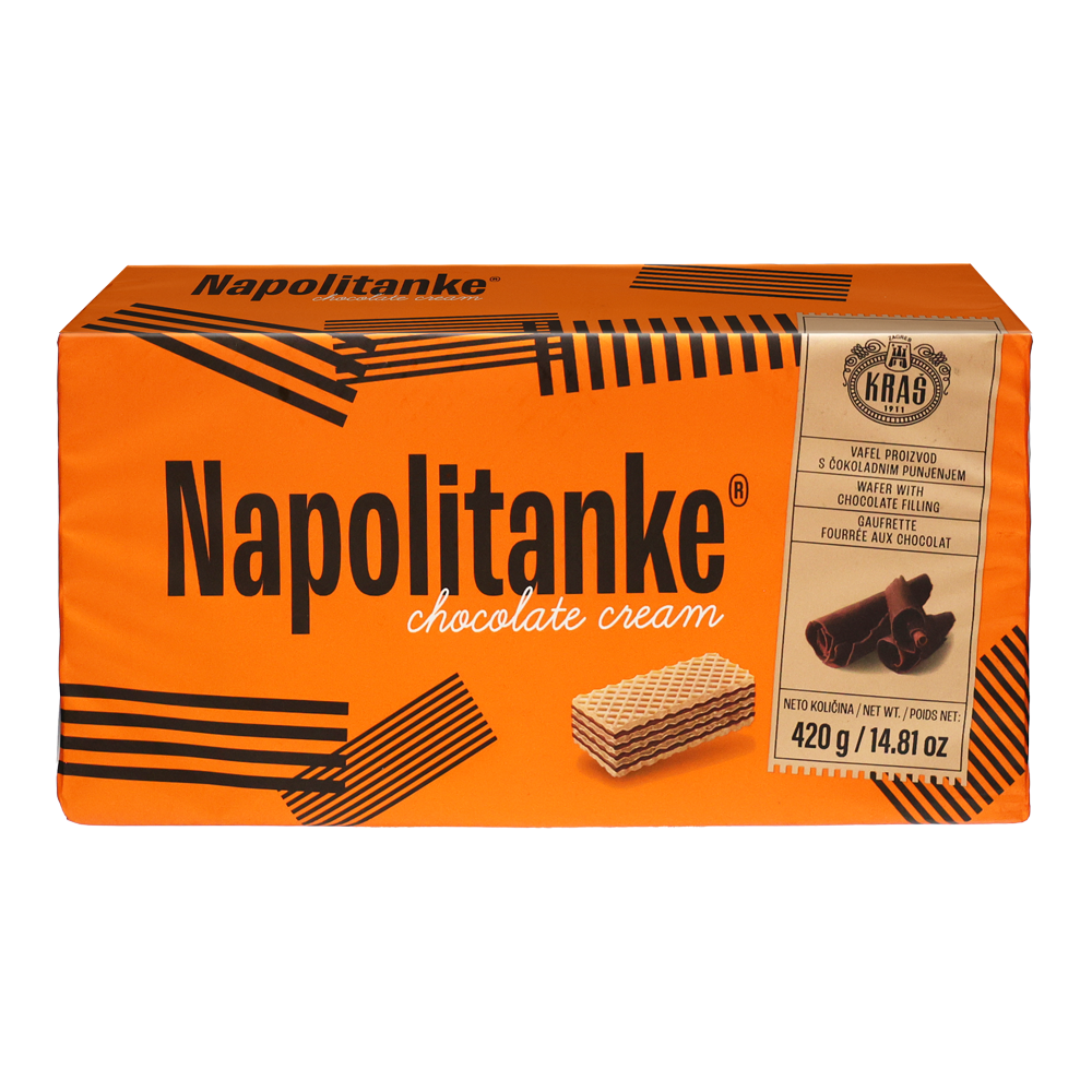 Вафли Napolitanke – Шоколадный крем – 11,53 унции (327 г)