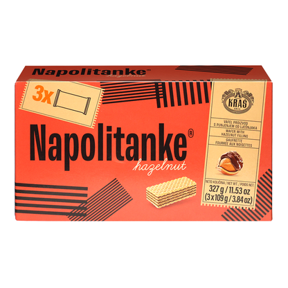 Wafers Napolitanke Hazelnut – 11.53 oz (327gr)