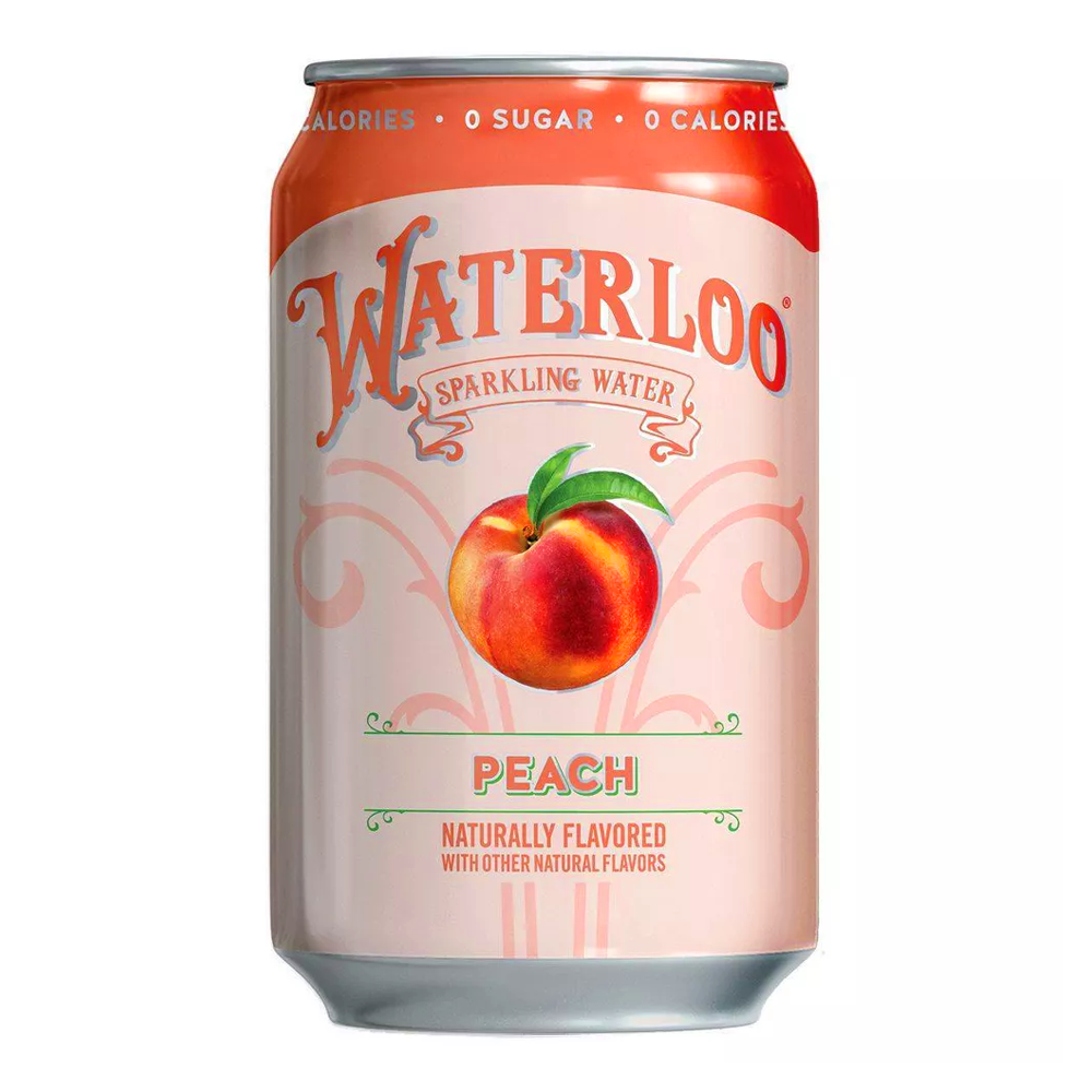 Water Sparkling Peach 8pk – Can – 12 oz (355 ml)