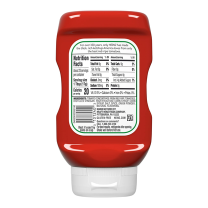 Ketchup Tomato – Bottle – 14 oz (397 gr)