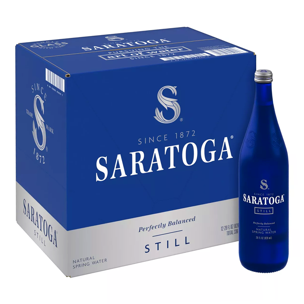 Water Still Natural Spring – Glass – 28oz (828ml)