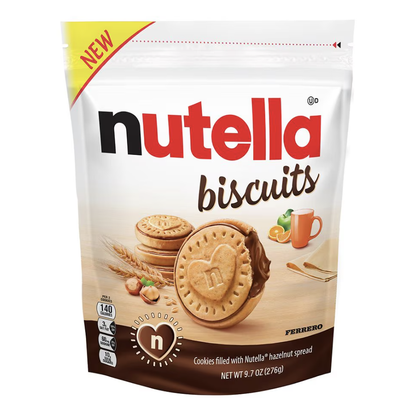 Biscuit Cookies with Nutella – 9.7oz (275gr)
