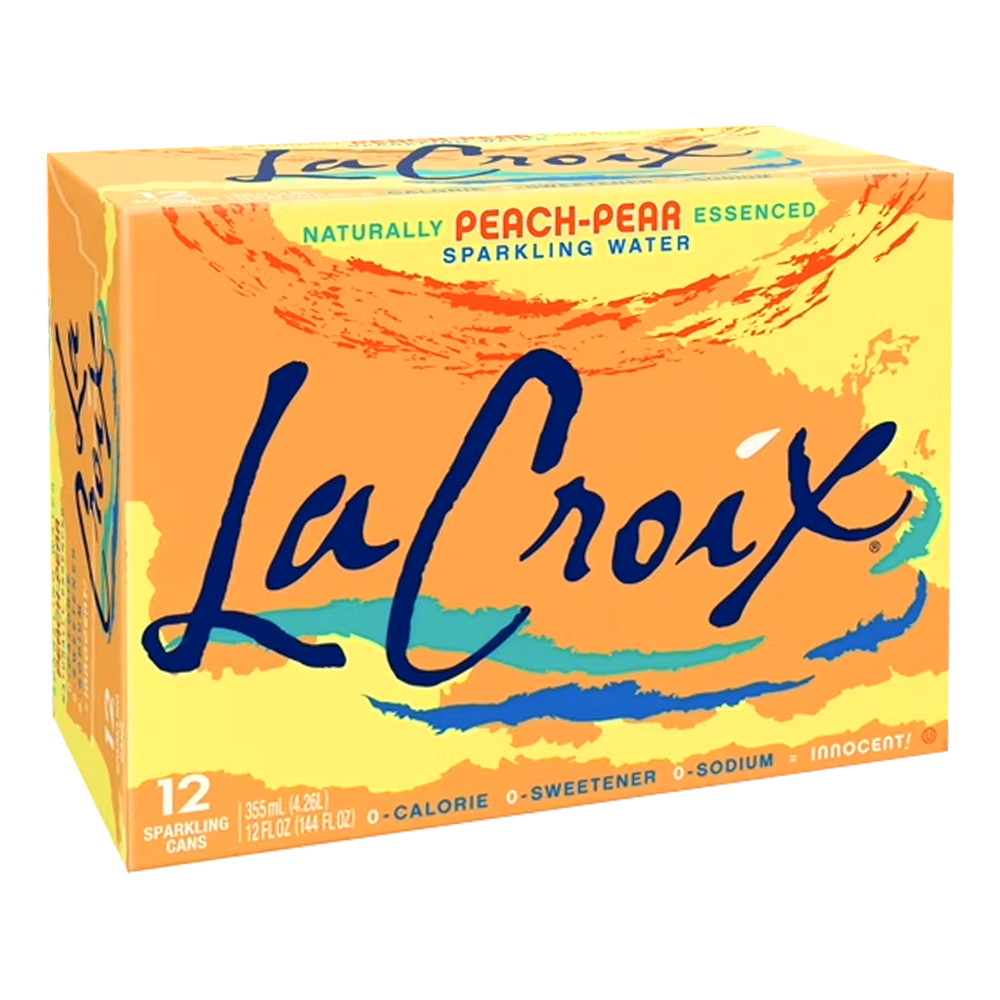 Water Sparkling Peach Pear 12 pk – Can – 12oz (355ml)