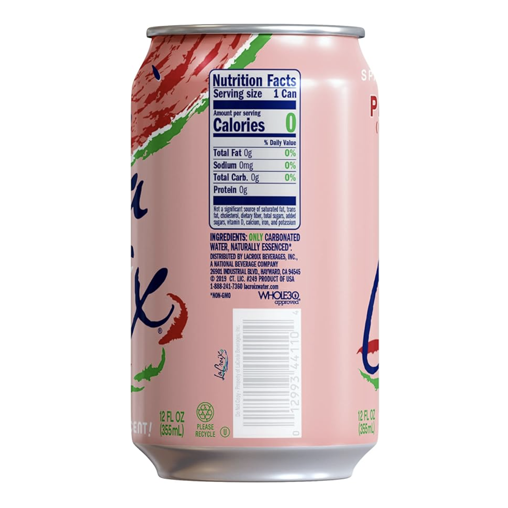 Газированная вода со вкусом арбуза, 12 шт. – банка – 12 унций (355 мл)