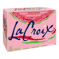 Газированная вода со вкусом арбуза, 12 шт. – банка – 12 унций (355 мл)