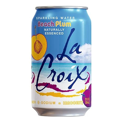 Газированная вода Beach Plum, 12 шт. – Банка – 12 унций (355 мл)