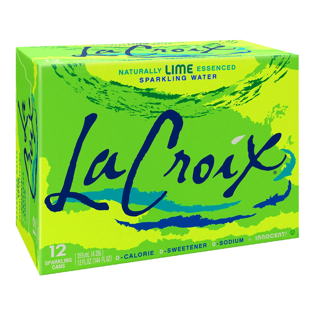 Water Sparkling Lime 12 pk – Can – 12oz (355ml)
