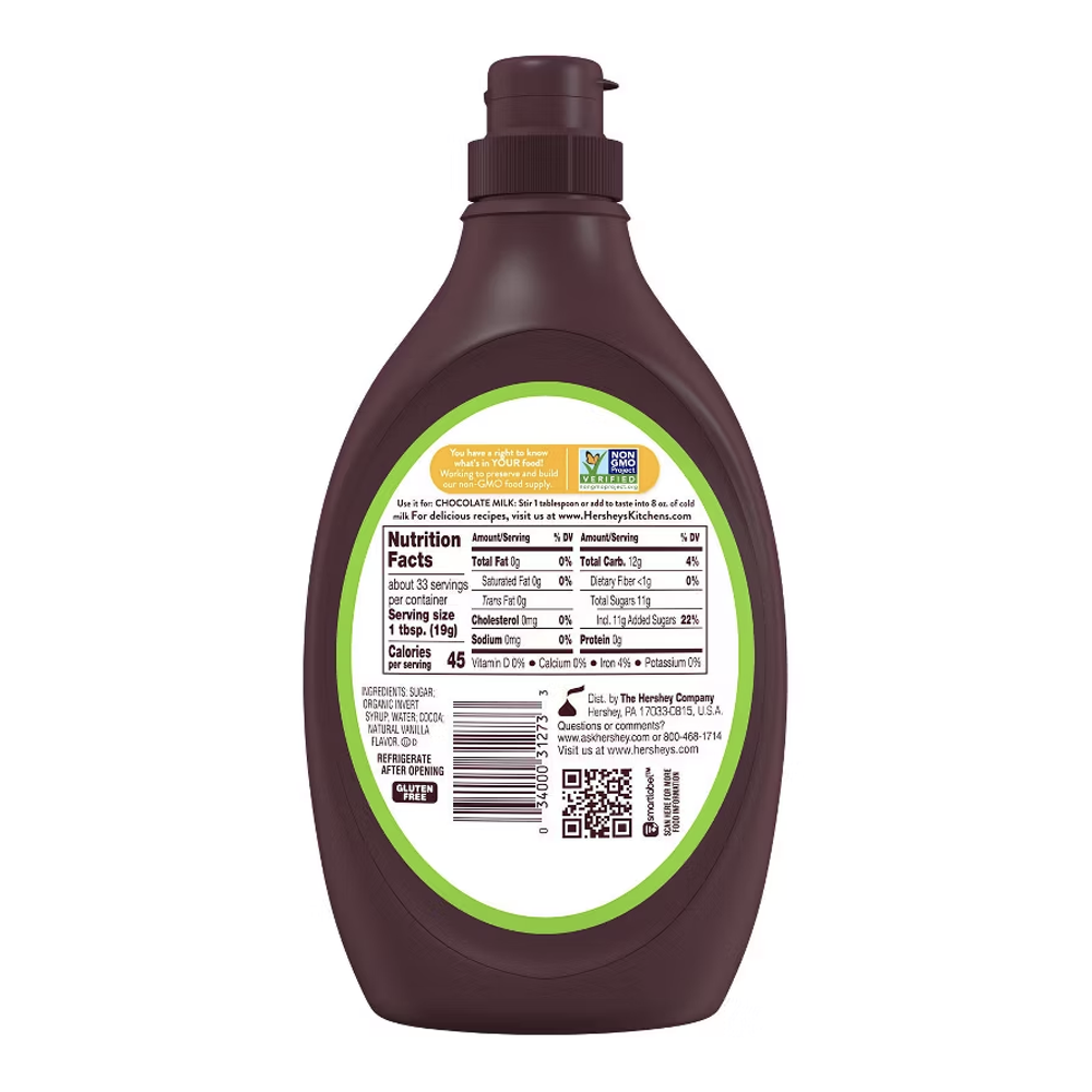 Сироп Simply Chocolate – 617 г (21,8 унции)