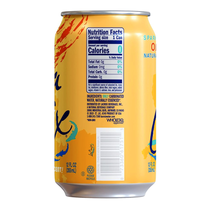 Water Sparkling Orange 12 pk – Can – 12oz (355ml)