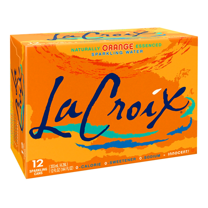 Water Sparkling Orange 12 pk – Can – 12oz (355ml)