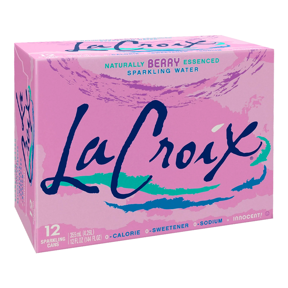 Газированная вода Berry 12 шт. – Банка – 12 унций (355 мл)