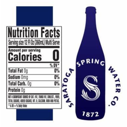 Water Sparkling Carbonated – Plastic – 28oz (828ml)