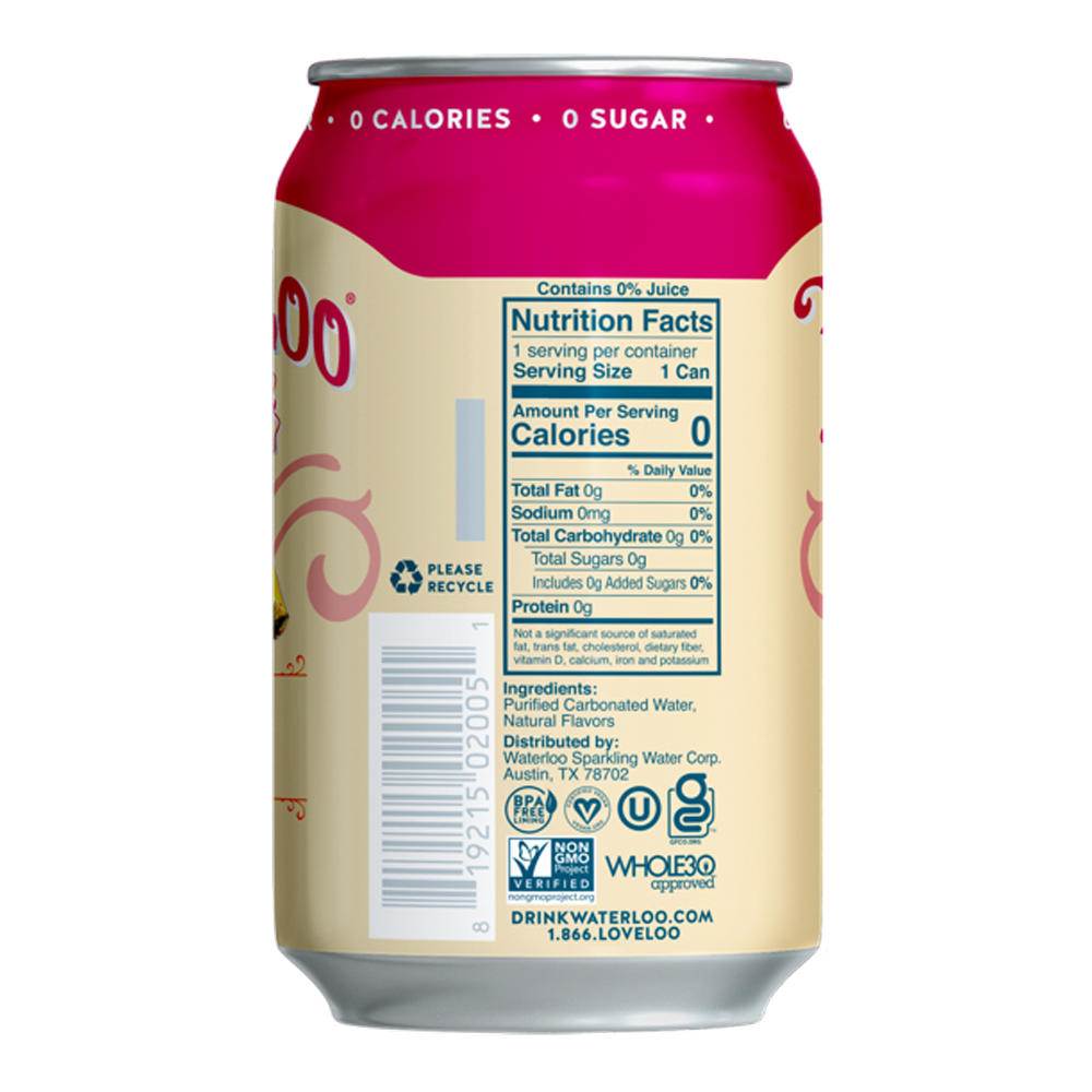 Water Sparkling Tropical Fruit 8 pk – Can – 12oz (355ml)