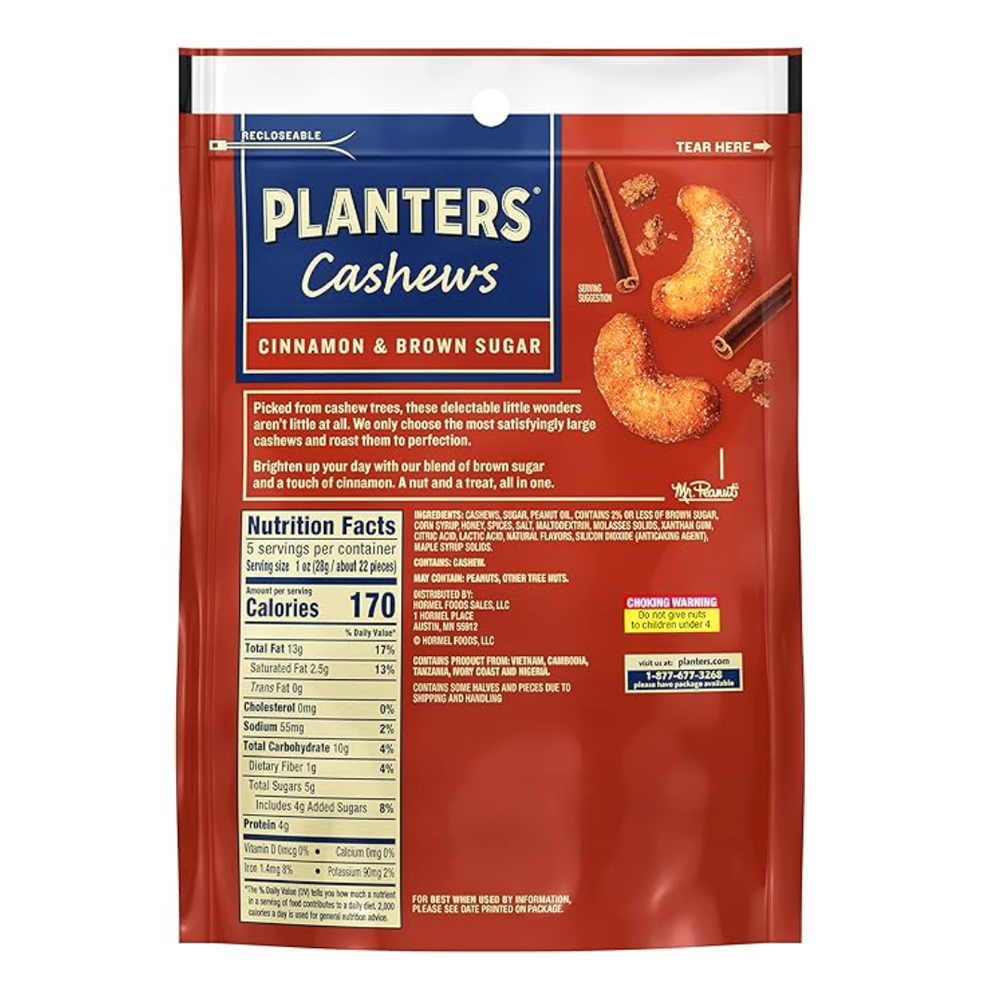 Жареные кешью с корицей – 5 унций (142 г)