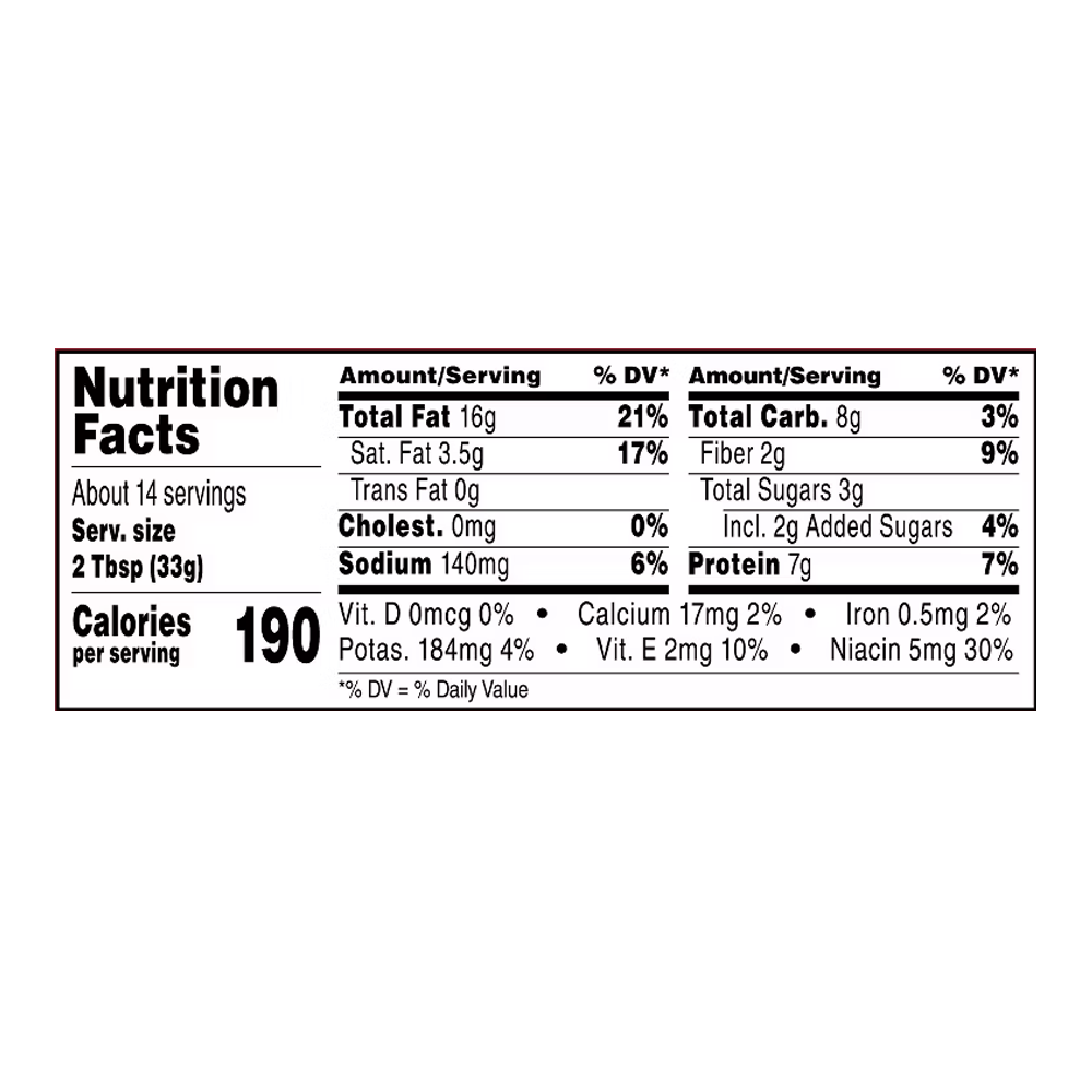 Butter Peanut Creamy – 16oz (454gr)