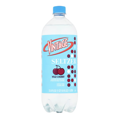 Water Seltzer Cherry – 33.8oz (1lt)