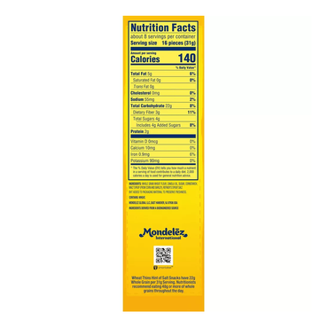 Cracker Wheat Thins Low Sodium – 8oz (227gr)