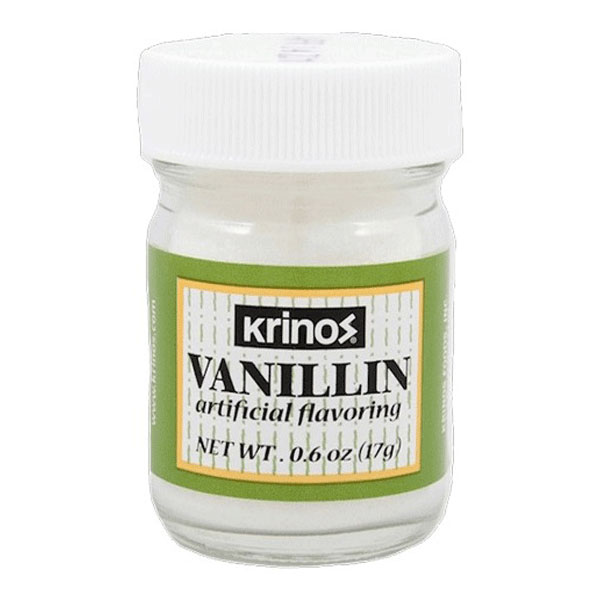 Krinos Baking Powder Glass Vanilin – 0.6 oz (17gr)
