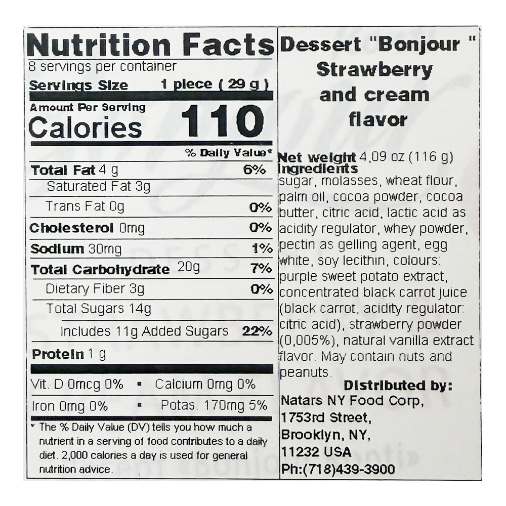Dessert Bonjour Strawberry Cream – 4.09 oz (116 gr)