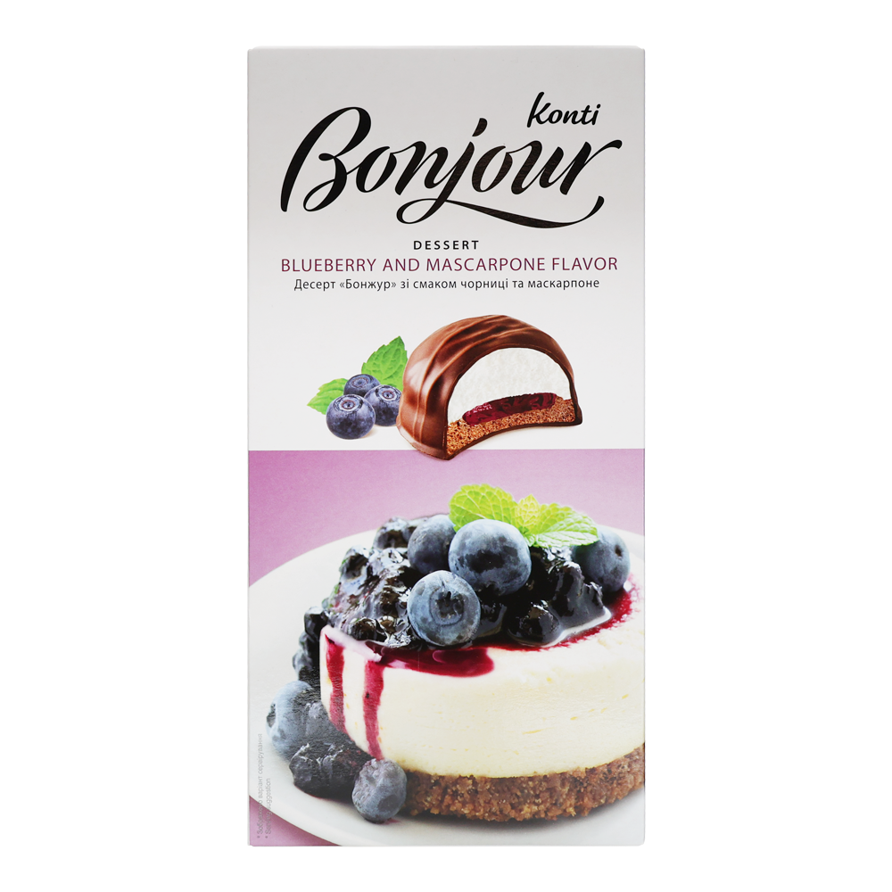Десерт Bonjour с черникой – 8,18 унций (232 г)