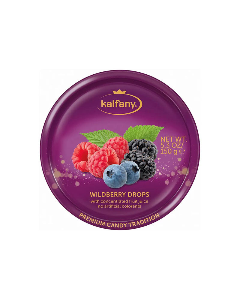 Kalfany – Candy (Tin) Hard-Caramel Wildberry 150gr