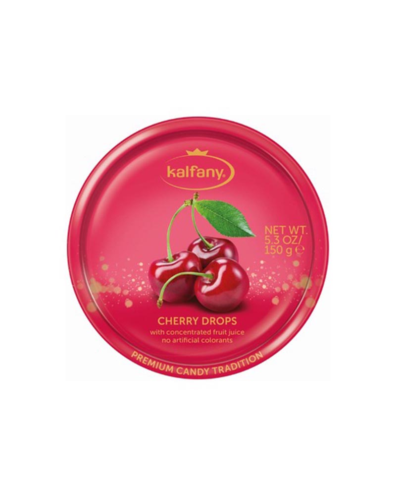 Kalfany – Candy (Tin) Hard-Caramel Cherry 150gr