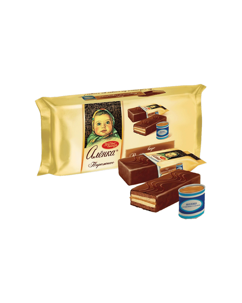 Krasniy Oktyabr - Biscuit Sponge-Cake Alenka W/Condensed Milk 240gr