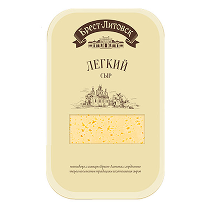 Нарезанный легкий сыр 35% – 4,58 унции (130 г)