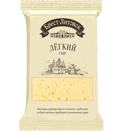 Предварительно упакованный сыр Light 35% – 7,05 унций (200 г)
