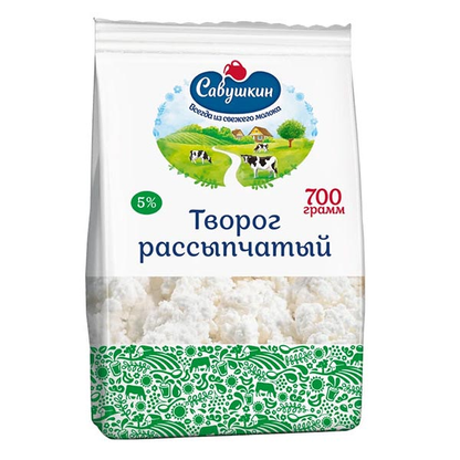 Рассыпчатый фермерский сыр 5% – 24,69 унции (700 г)