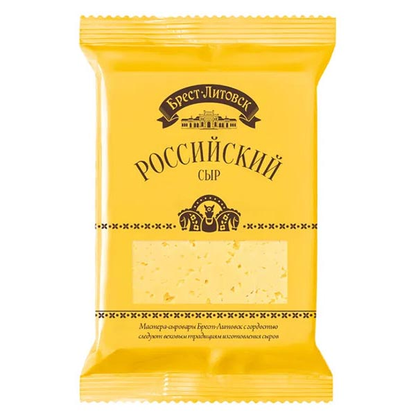Расфасованный Сыр Российский 50% — 7,05 унций (200 г)