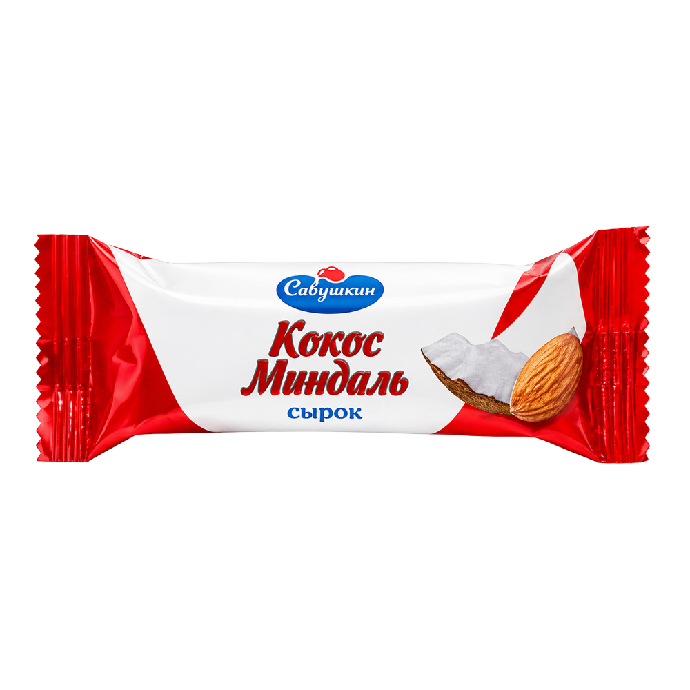 Glazed Cheesebar Coconut with Almond – 1.41 oz (40gr)