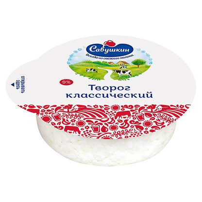 Farmer Cheese KHutorok 9% – 6.35 oz (180gr)